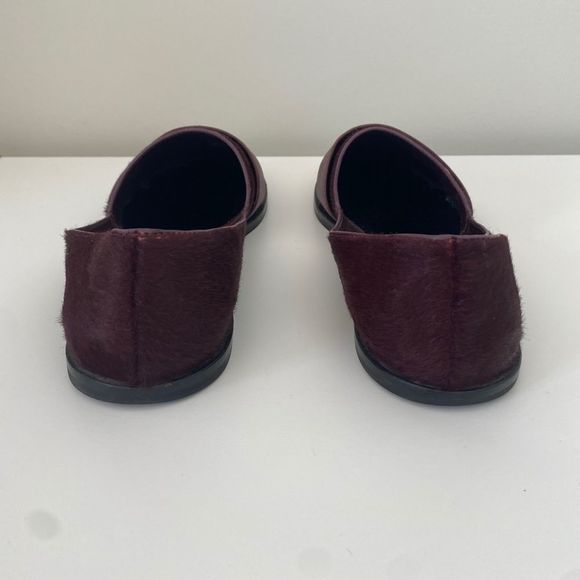 VINCE Mason (Maxon) Maroon Calf Hair Flats - Picture 10 of 16
